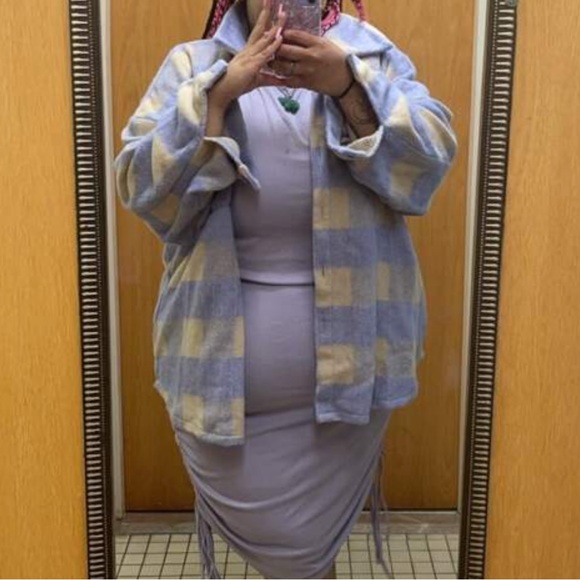 💜 PLUS Plaid Shacket 💜 - Picture 5 of 5